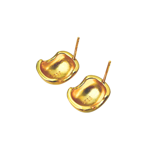 Jo Mavia Minimalist Brushed Finish Earrings