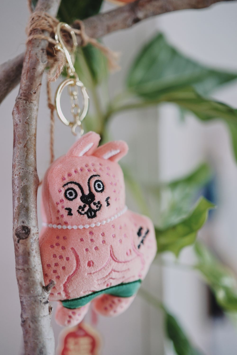 Quirky and Cute Animal Fabric Embroidered Hanging Ornament - RUOYU