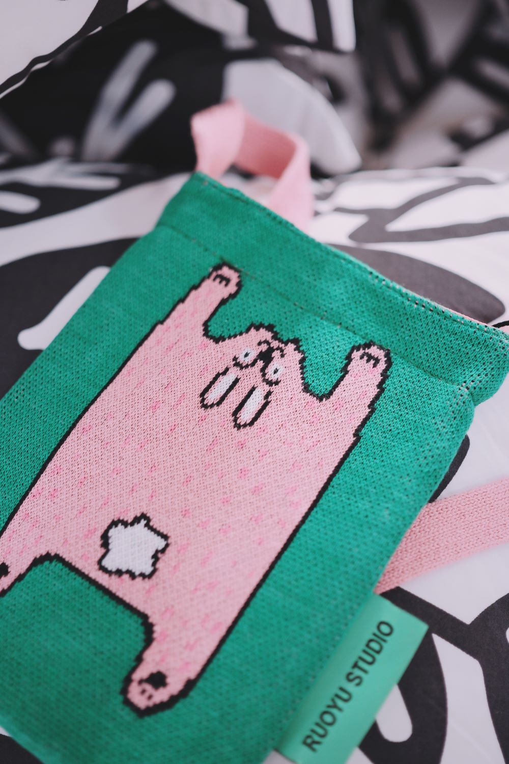 Knitted Mini Crossbody Bag for Phones - RUOYU
