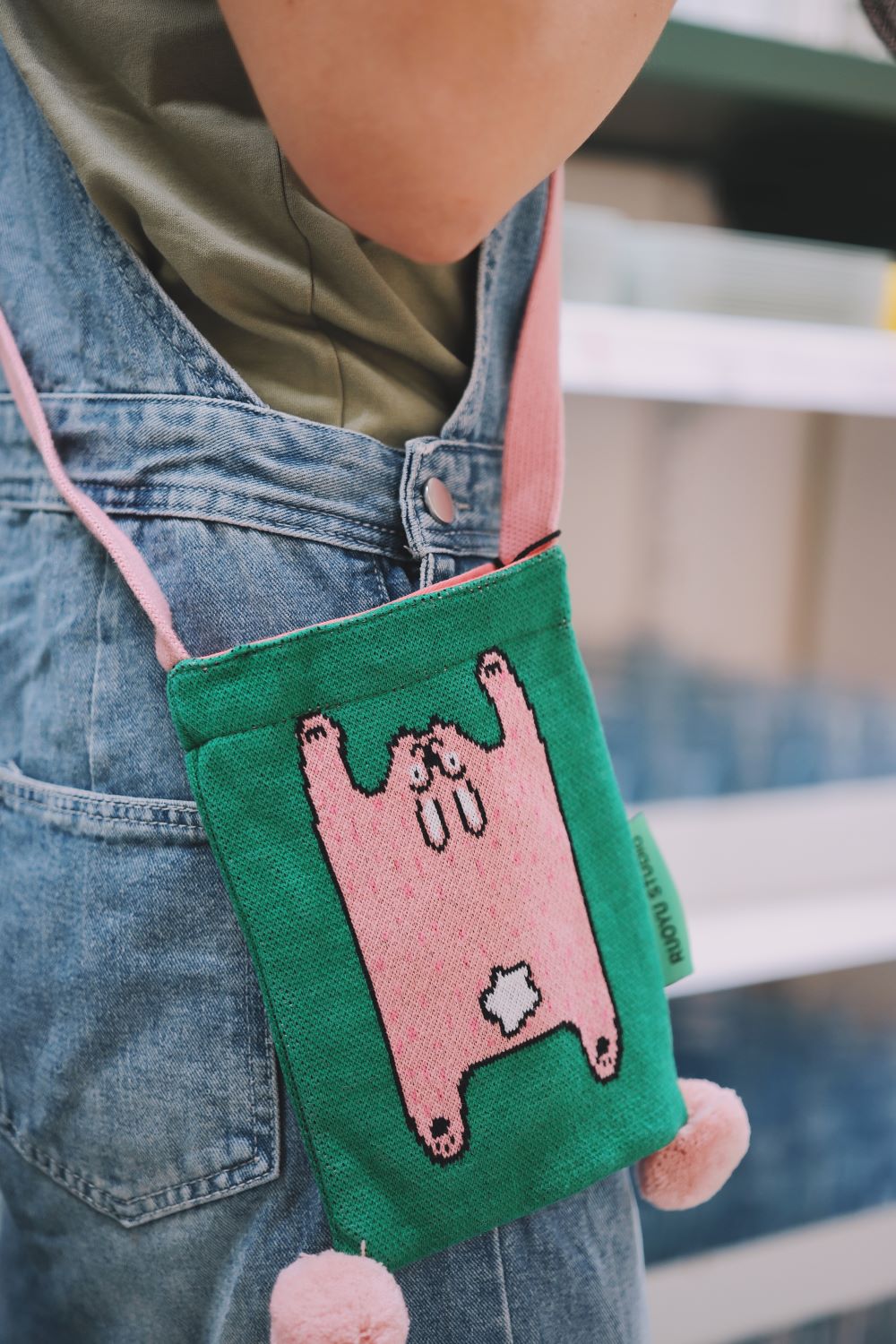 Knitted Mini Crossbody Bag for Phones - RUOYU