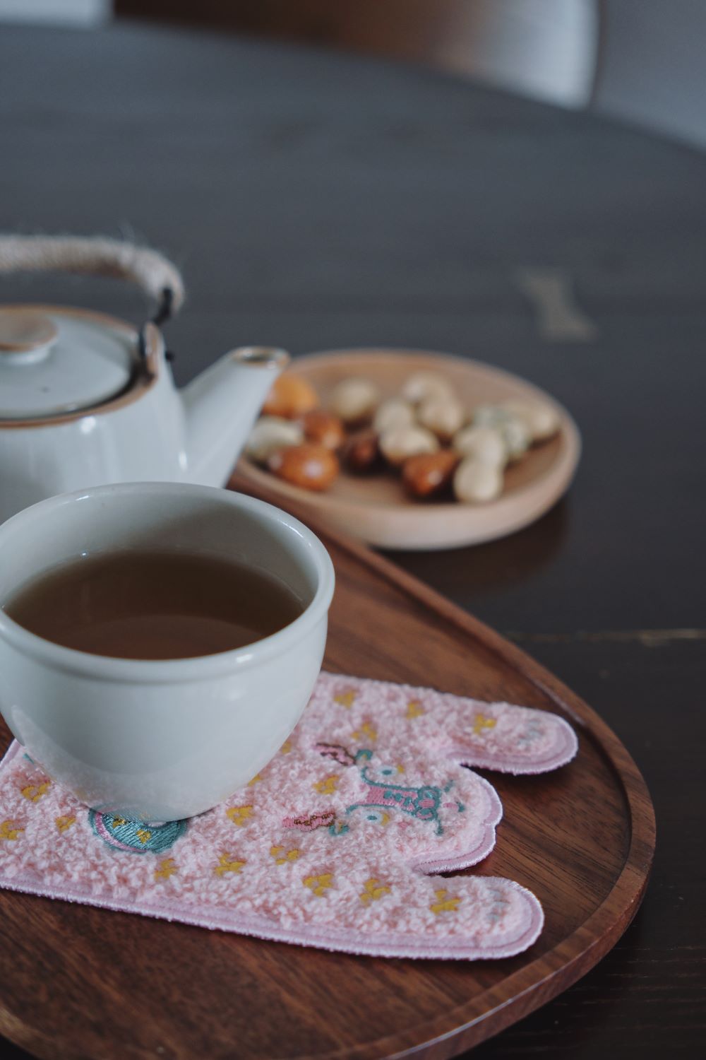 Mighty Dragon Fabric Embroidered Coaster - RUOYU