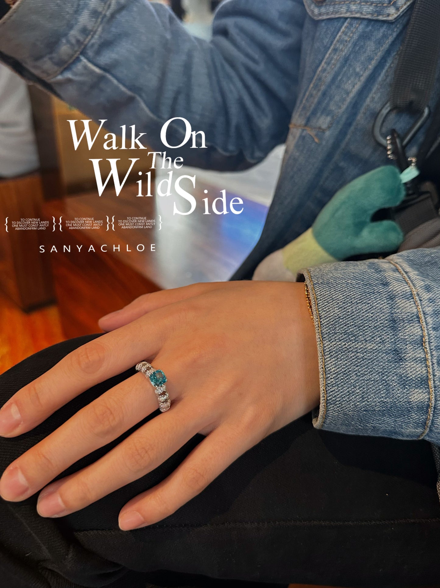 Jo Mavia Green Wave Ring