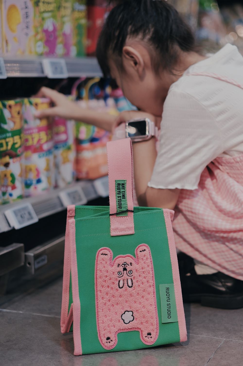 Embroidered Portable Canvas Tote Bag - RUOYU
