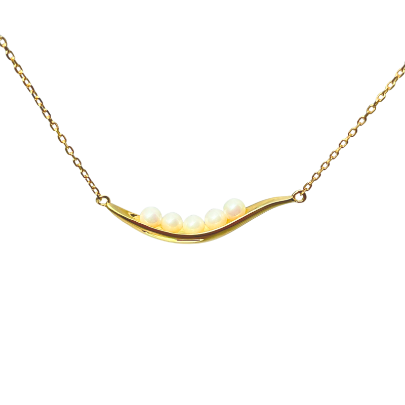 Jo Mavia Pearl Beads Necklace