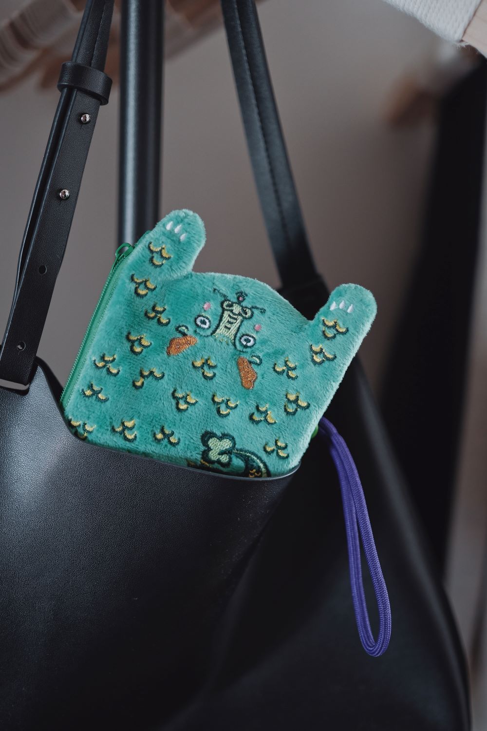 Animal Fabric Earphone Case Coin Purse Key Pouch - RUOYU