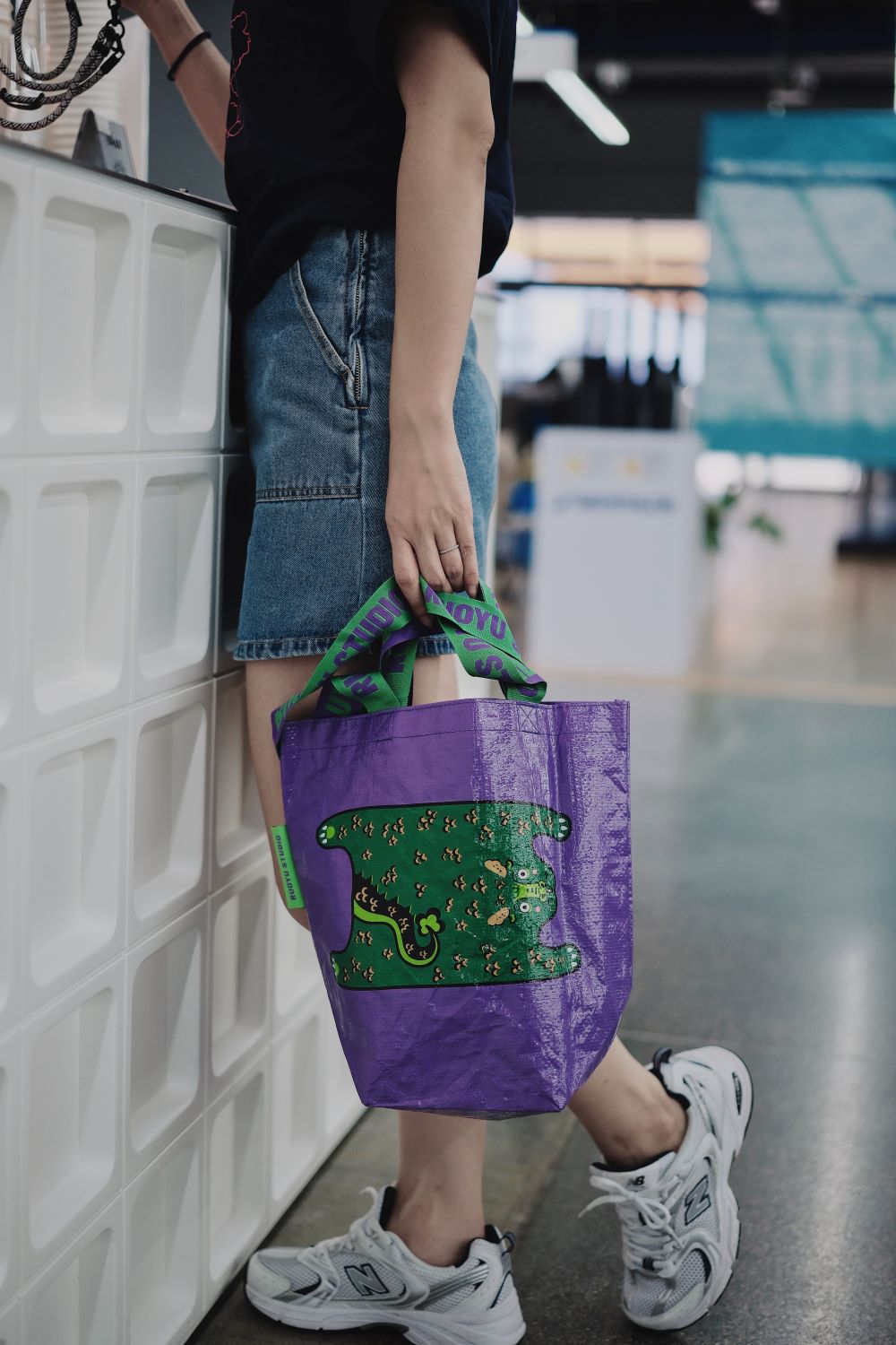 Purple Dragon Shopping Bag - RUOYU