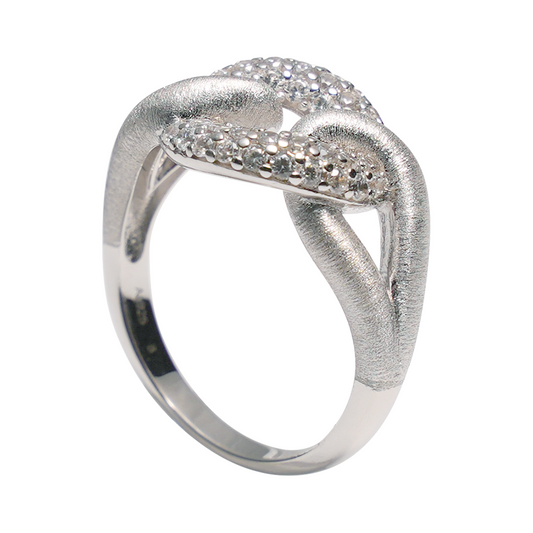 Jo Mavia Twisted Glow Ring