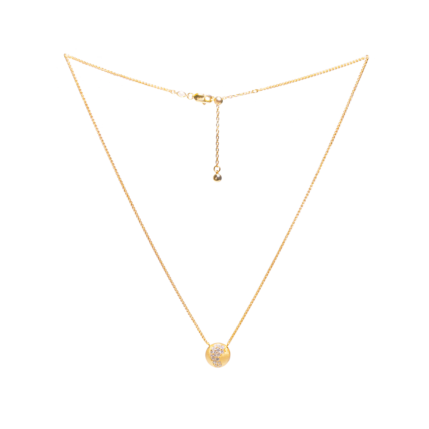 Jo Mavia Radiant Crest Necklace