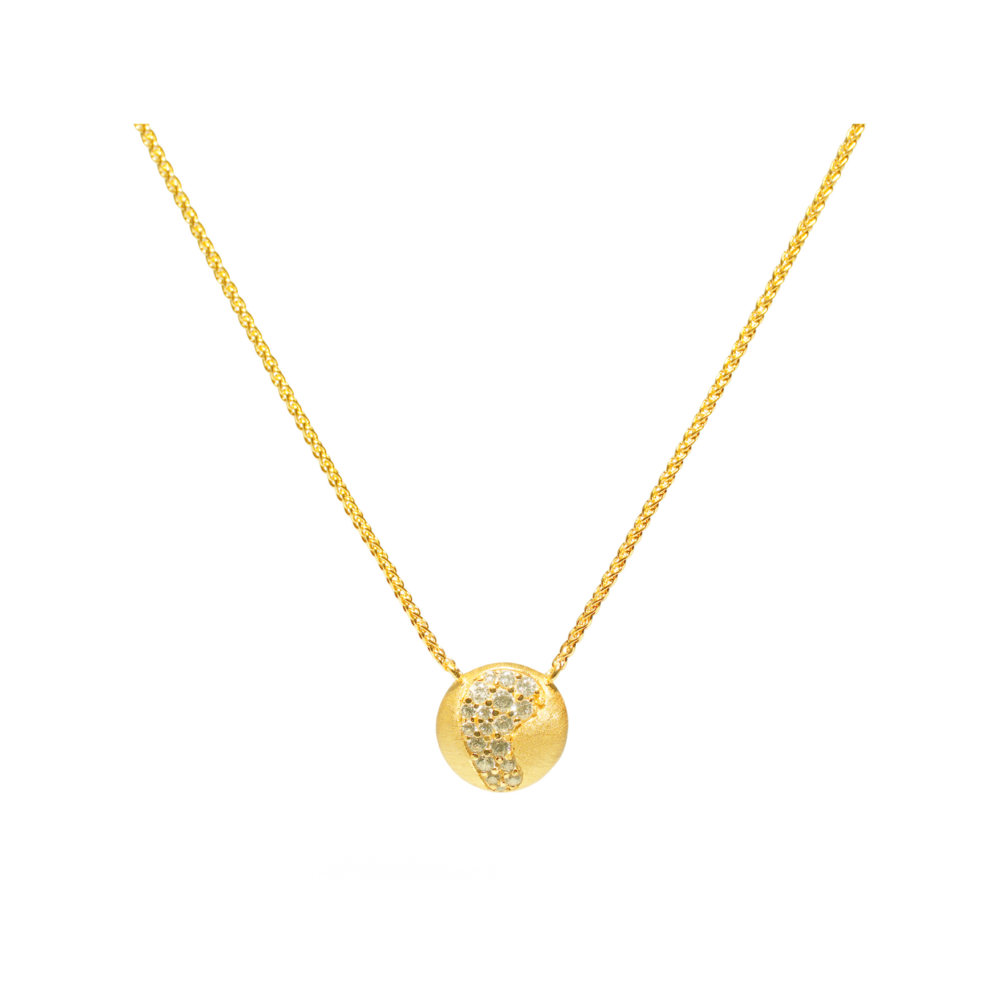 Jo Mavia Radiant Crest Necklace