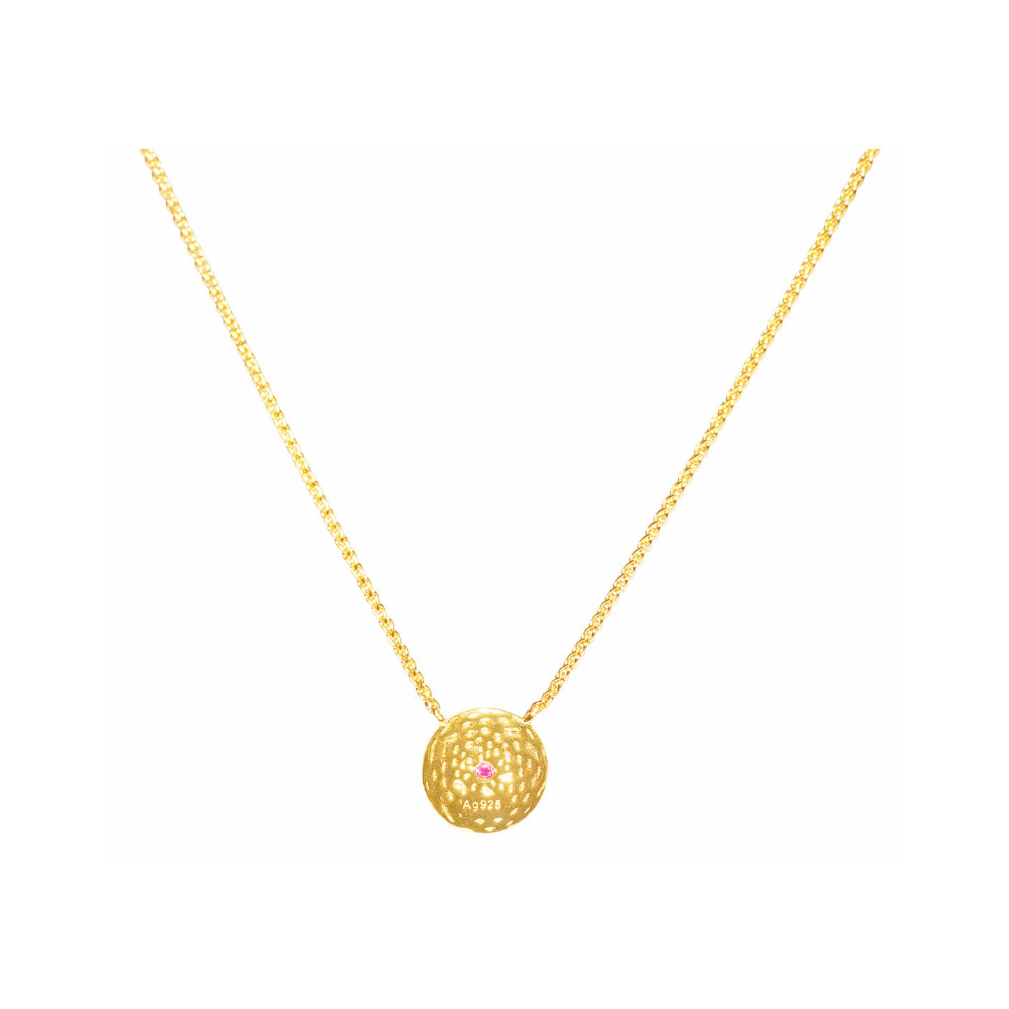 Jo Mavia Radiant Crest Necklace