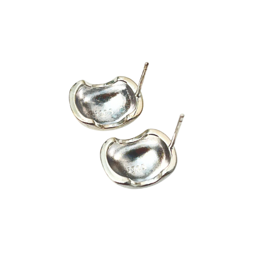 Jo Mavia Minimalist Brushed Finish Earrings