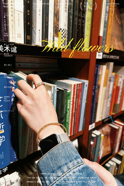 Jo Mavia Golden Sand Bracelet