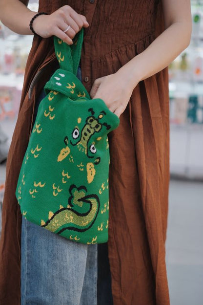 Knitted Tote Shoulder Bag - RUOYU