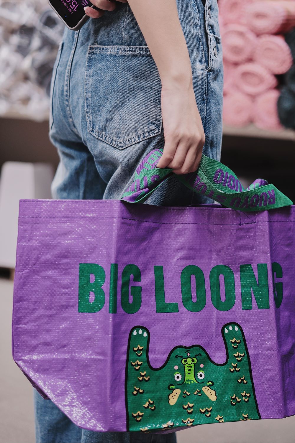 Purple Dragon Shopping Bag - RUOYU