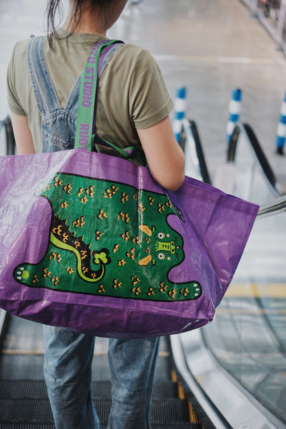 Purple Dragon Shopping Bag - RUOYU