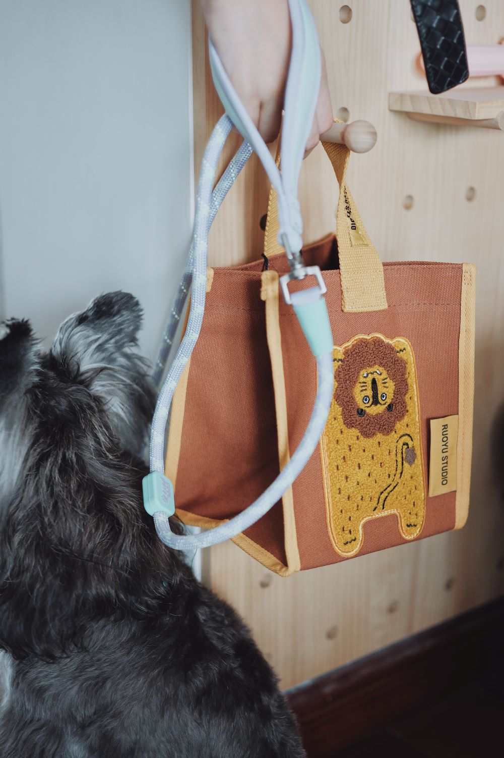Embroidered Portable Canvas Tote Bag - RUOYU