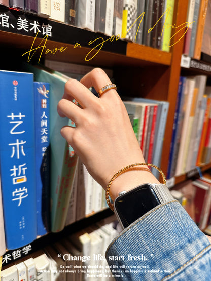 Jo Mavia Golden Sand Bracelet