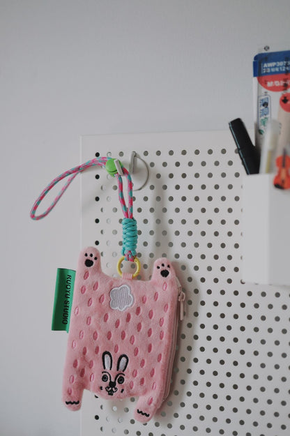 Animal Fabric Earphone Case Coin Purse Key Pouch - RUOYU