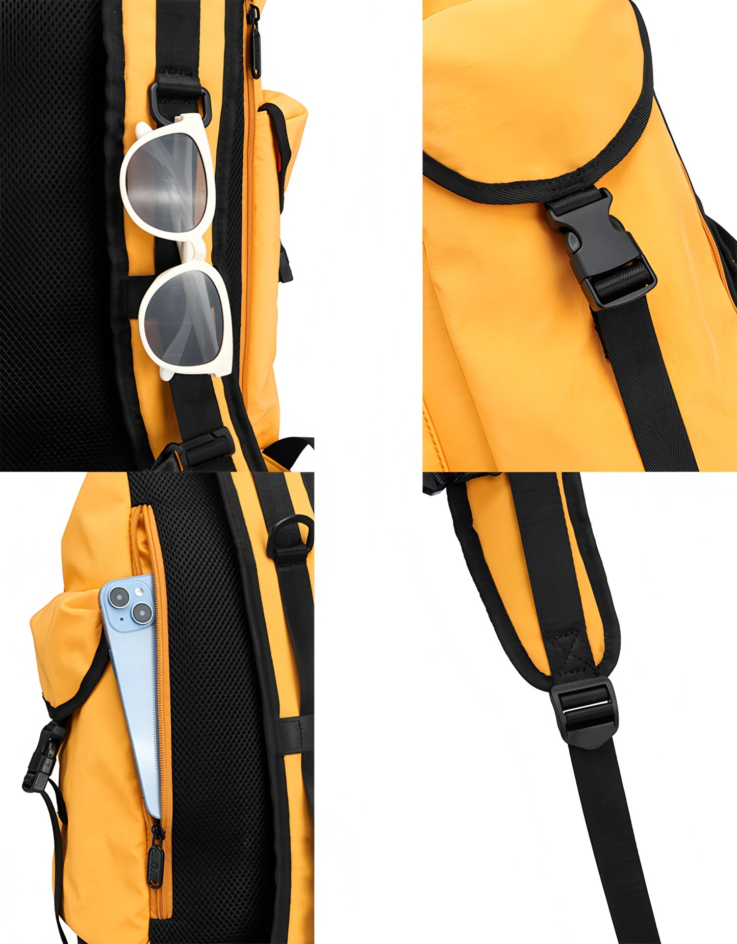 Ruoyu Studio 36L Large-Capacity Outdoor Commuter Hiking Fitness Travel Laptop Backpack