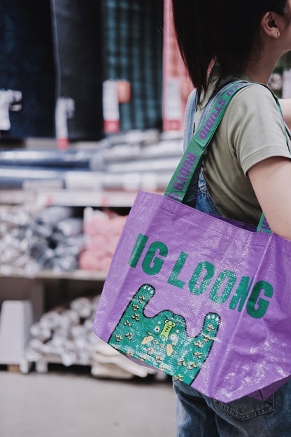 Purple Dragon Shopping Bag - RUOYU