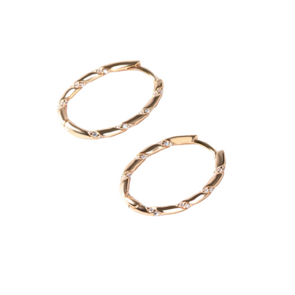 Jo Mavia Retro Color Plated  Earrings