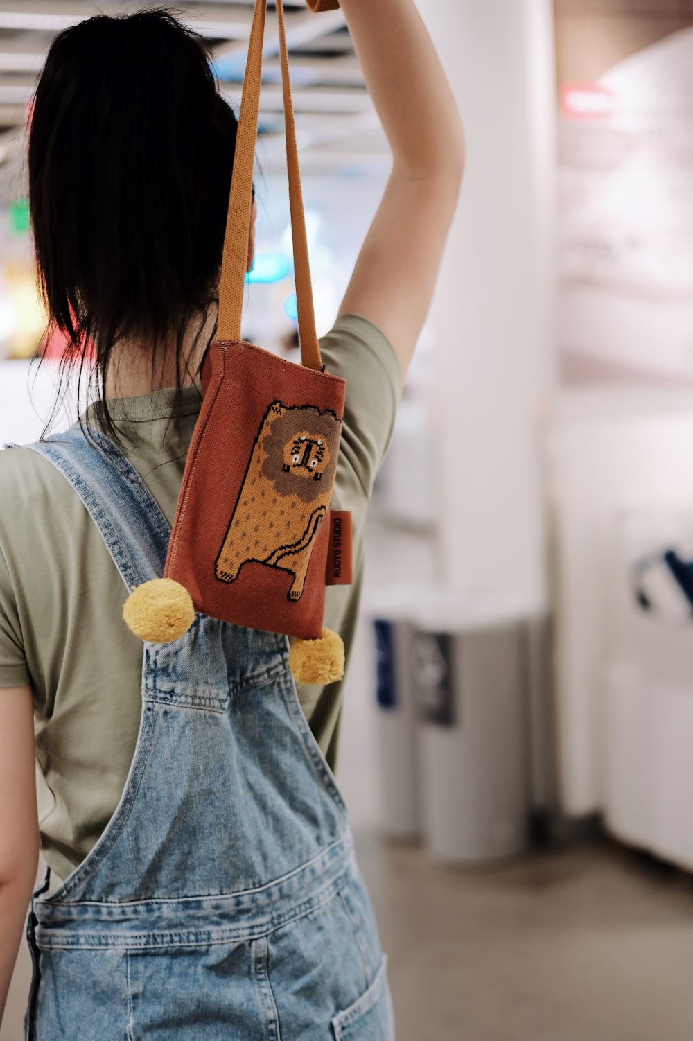 Knitted Mini Crossbody Bag for Phones - RUOYU