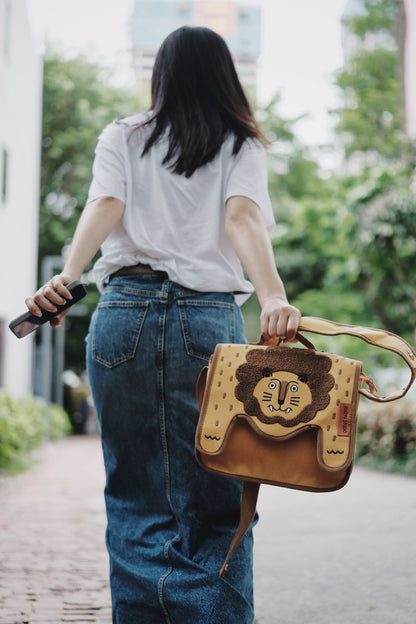 Color-blocked Canvas Crossbody Bag for Casual Commuting - RUOYU