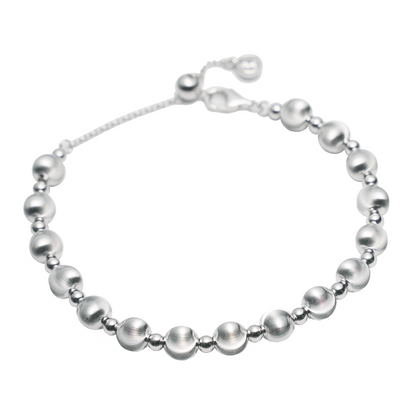 Jo Mavia Sparkling Silver Golden Flow Bracelet