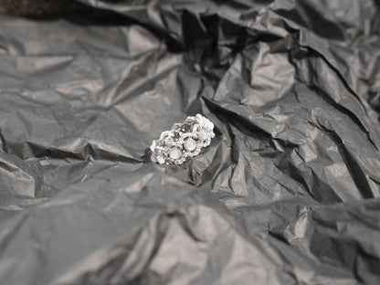 Jo Mavia White Moon Ring